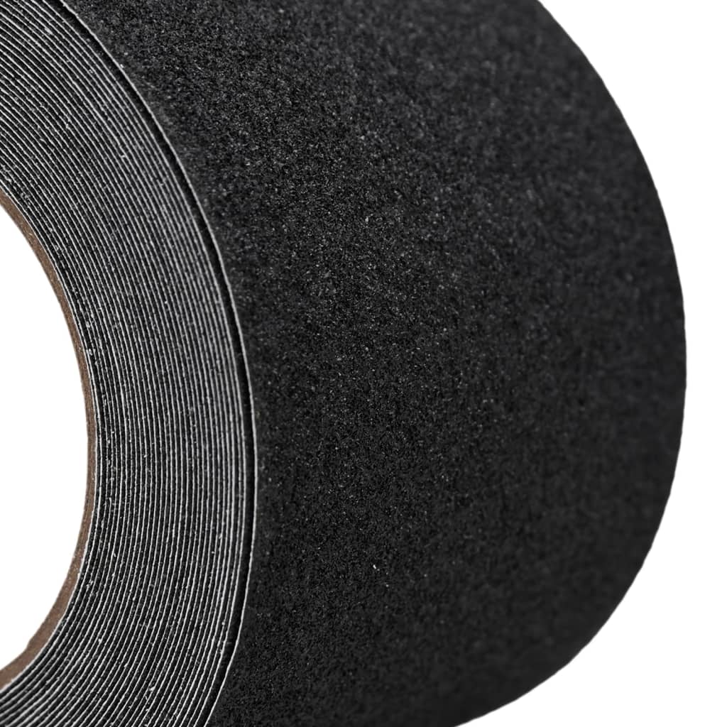 vidaXL Fita antiderrapante 0,1x10 m PVC preto
