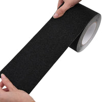 vidaXL Fita antiderrapante 0,1x10 m PVC preto