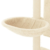 vidaXL Árvore gatos c/ postes arranhadores sisal 130,5 cm cinza-escuro