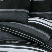 Conjunto capa de edredão 135x200 cm algodão  e branco