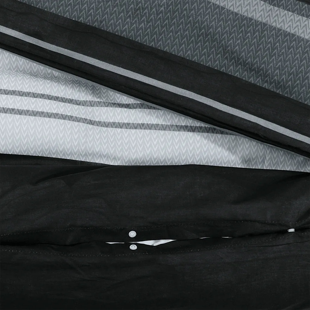 Conjunto de capa de edredão 200x220cm algodão  e branco