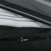 Conjunto de capa de edredão 200x200 cm algodão  e branco