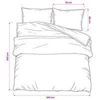 Conjunto de capa de edredão 200x200 cm algodão rosa