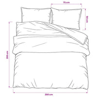 Conjunto de capa de edredão 200x200 cm algodão rosa