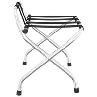 vidaXL Porta-bagagens com encosto prateado 56x39x52cm