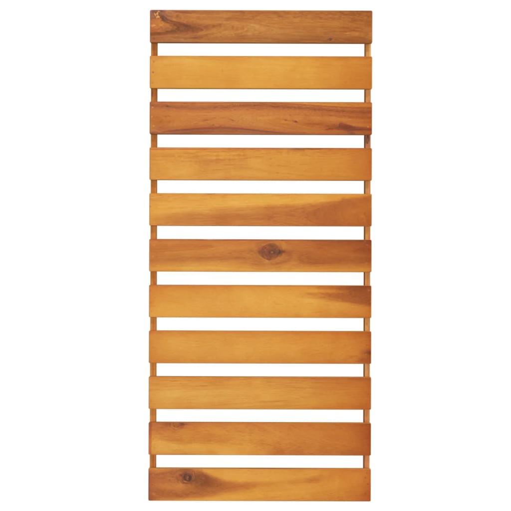 vidaXL Prateleira dobrável 3 níveis 70x31x63 cm acácia maciça castanho