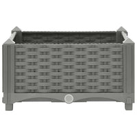 vidaXL Canteiro elevado 40x40x23 cm polipropileno