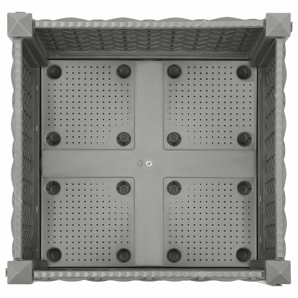 vidaXL Canteiro elevado 40x40x23 cm polipropileno