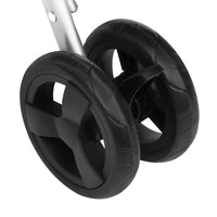 vidaXL Carrinho dobrável para cães 100x49x96 cm tecido linho preto