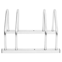 vidaXL Suporte para 2 bicicletas aço galvanizado
