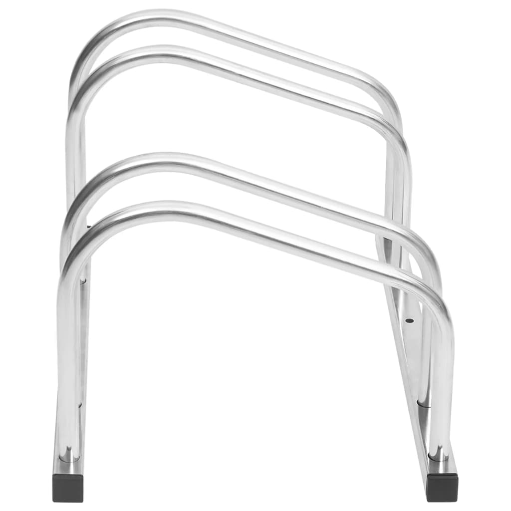 vidaXL Suporte para 2 bicicletas aço galvanizado