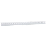 vidaXL Placas de fixação 6 pcs 20 cm aço inoxidável prateado