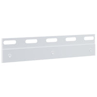 vidaXL Placas de fixação 6 pcs 20 cm aço inoxidável prateado