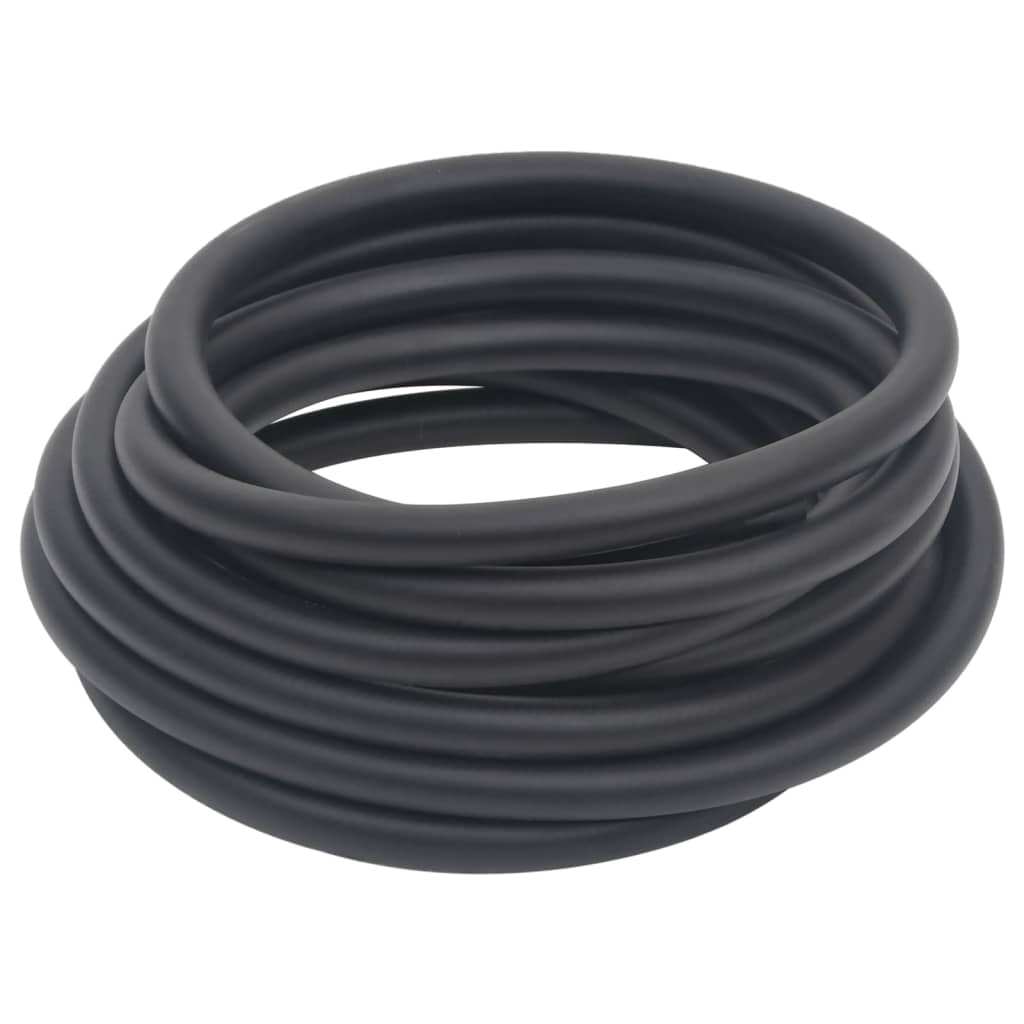 vidaXL Mangueira de ar híbrida 0,6" 2 m borracha e PVC preto
