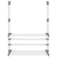 vidaXL Estendal para varanda 54x25x42 cm alumínio