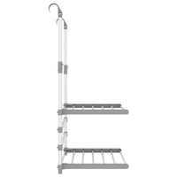 vidaXL Estendal para varanda 54x25x42 cm alumínio