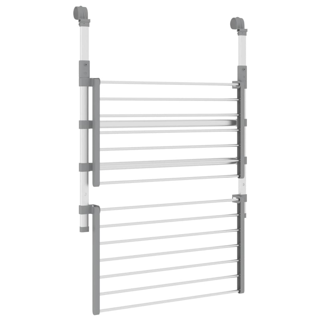 vidaXL Estendal para varanda 54x25x42 cm alumínio