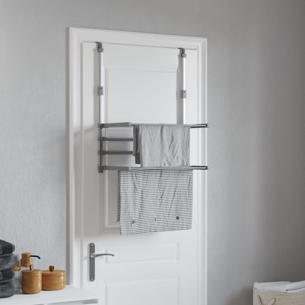 vidaXL Estendal para varanda 54x25x42 cm alumínio