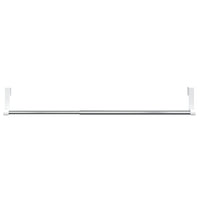 vidaXL Varões para cortinas 2 pcs 40-60 cm alumínio branco e prateado