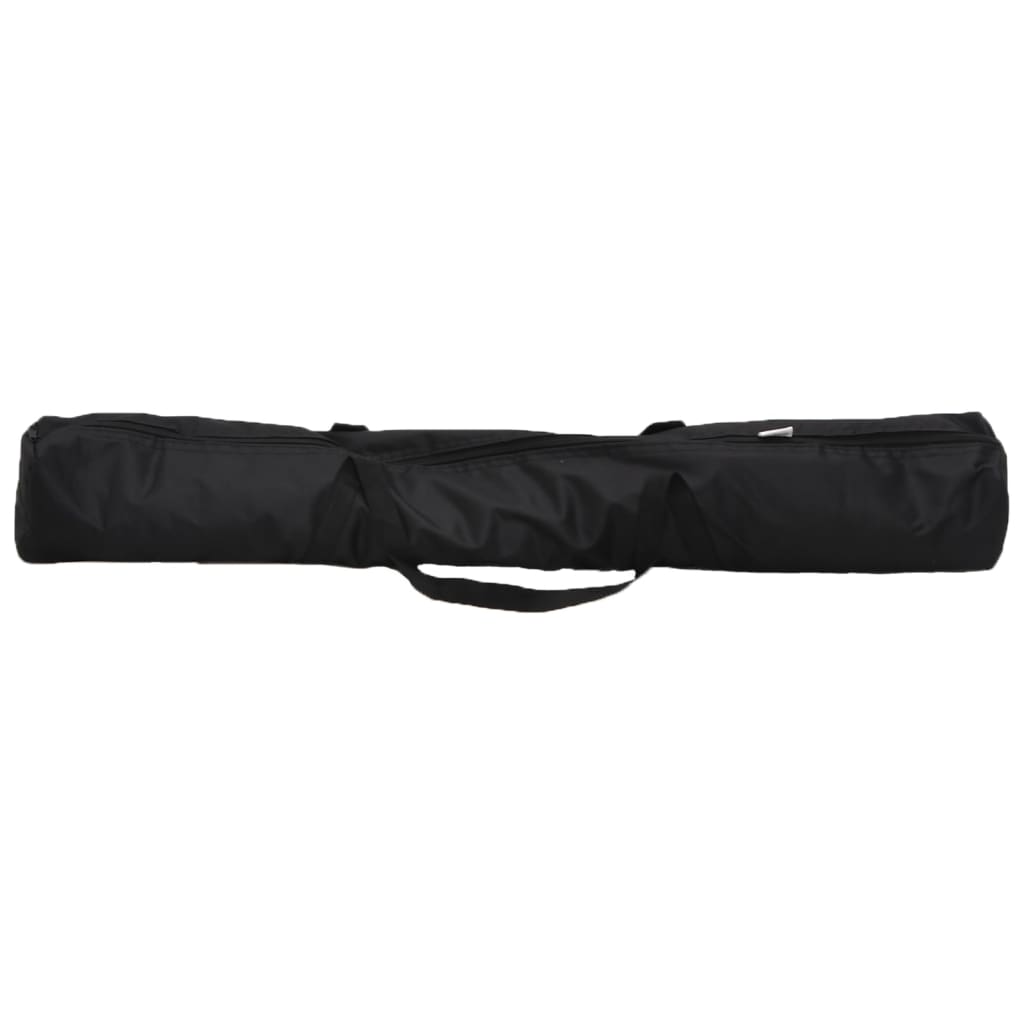 vidaXL Suporte para fundo fotográfico 254x243 cm aço preto