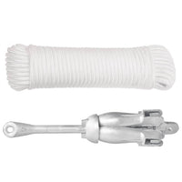 Âncora dobrável corda 6 kg ferro fundido galvanizado a quente