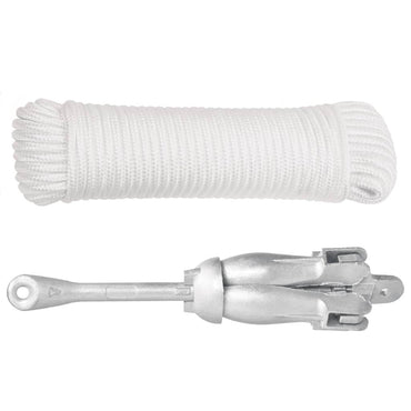 Âncora dobrável corda 6 kg ferro fundido galvanizado a quente