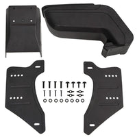 Apoio de braço p/ carro universal 14x30x(32-48,5) cm ABS preto