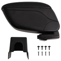 Apoio de braço p/ carro 13x31x(31-44) cm ABS preto