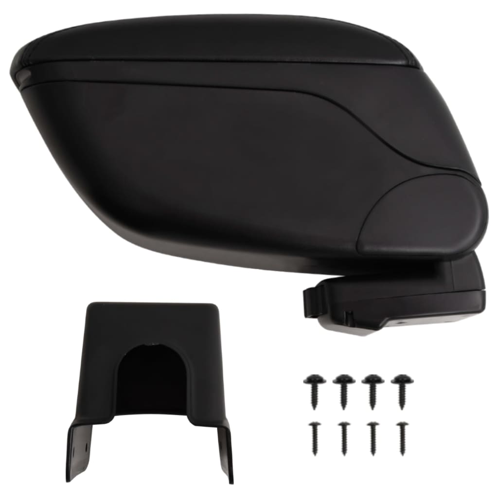 Apoio de braço p/ carro 13x31x(31-44) cm ABS preto