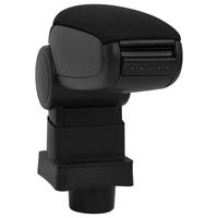 Apoio de braço p/ carro 13x31,5x(29-51) cm ABS preto