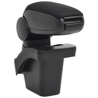 Apoio de braço p/ carro 16x30x(40-50) cm ABS preto