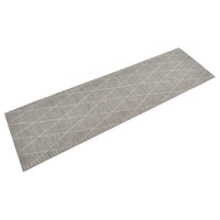 Tapete de cozinha lavável 45x150 cm veludo padrão losangos