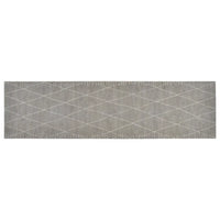 Tapete de cozinha lavável 45x150 cm veludo padrão losangos