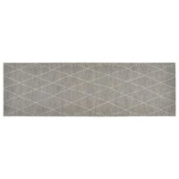 Tapete de cozinha lavável 60x180 cm veludo padrão losangos