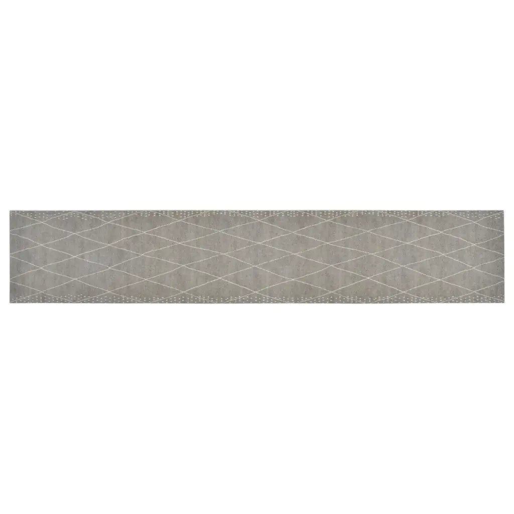 Tapete de cozinha lavável 60x300 cm veludo padrão losangos