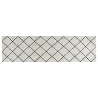 Tapete de cozinha lavável 45x150 cm veludo padrão quadrados