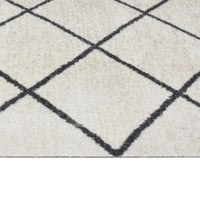 Tapete de cozinha lavável 45x150 cm veludo padrão quadrados