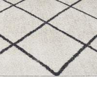 Tapete de cozinha lavável 60x180 cm veludo padrão quadrados