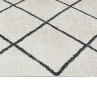 Tapete de cozinha lavável 60x300 cm veludo padrão quadrados
