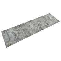 Tapete de cozinha lavável 45x150 cm veludo padrão betão