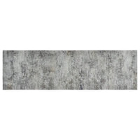 Tapete de cozinha lavável 60x180 cm veludo padrão betão