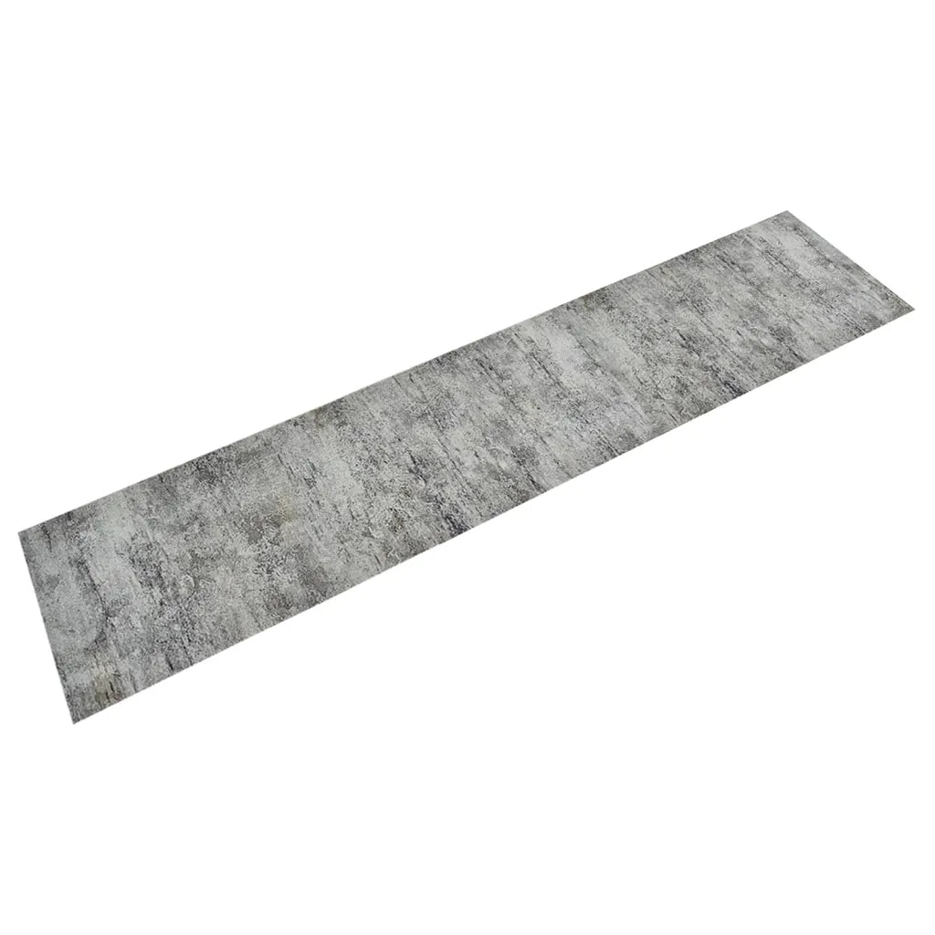 Tapete de cozinha lavável 60x300 cm veludo padrão betão