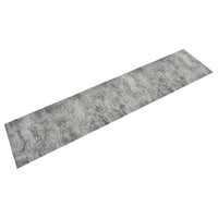 Tapete de cozinha lavável 60x300 cm veludo padrão betão