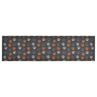 Tapete de cozinha lavável 45x150 cm veludo padrão patinhas