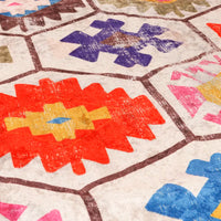 Tapete lavável 80x300 cm multicor
