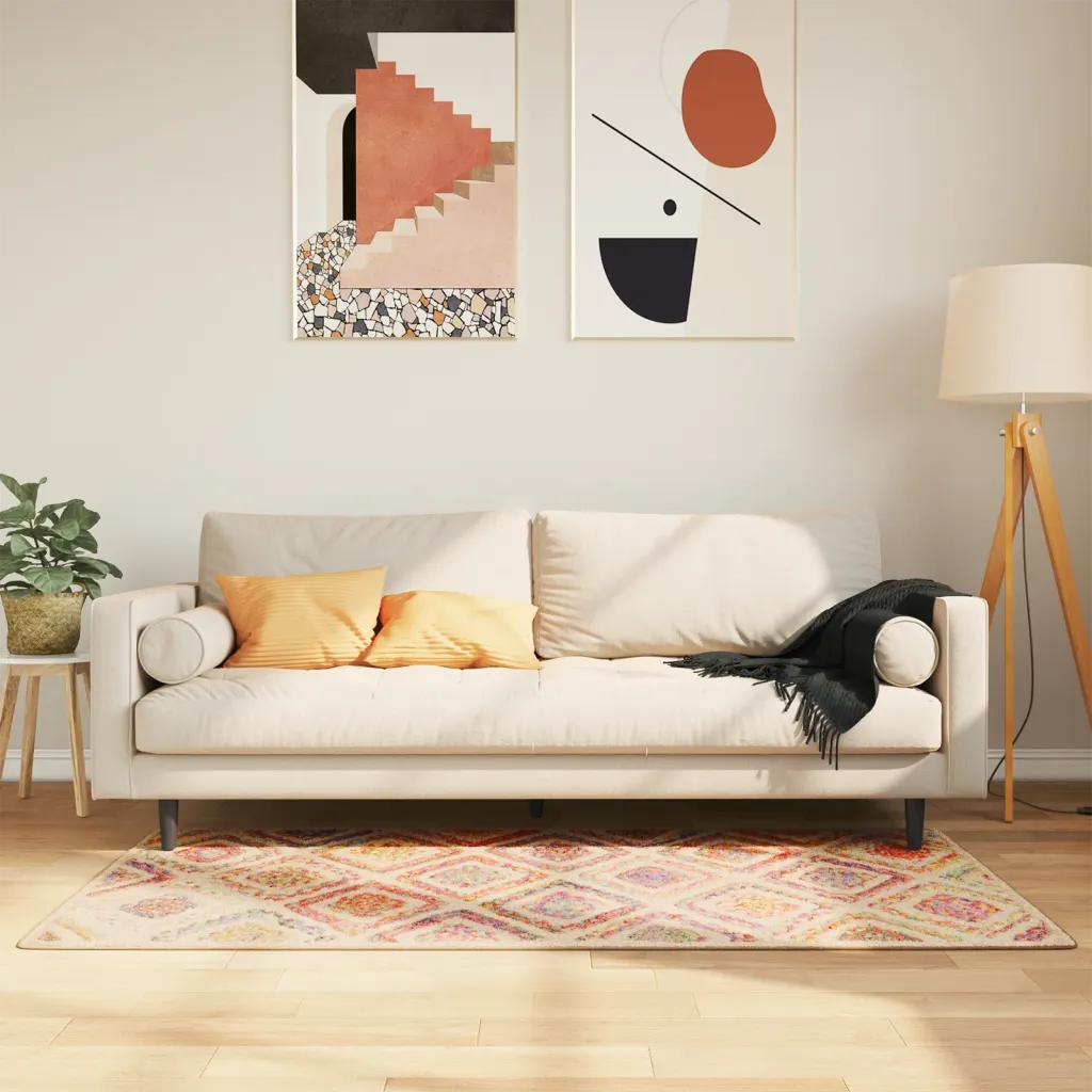 Tapete lavável 80x150 cm multicor