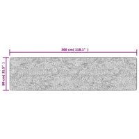 Tapete lavável 80x300 cm multicor