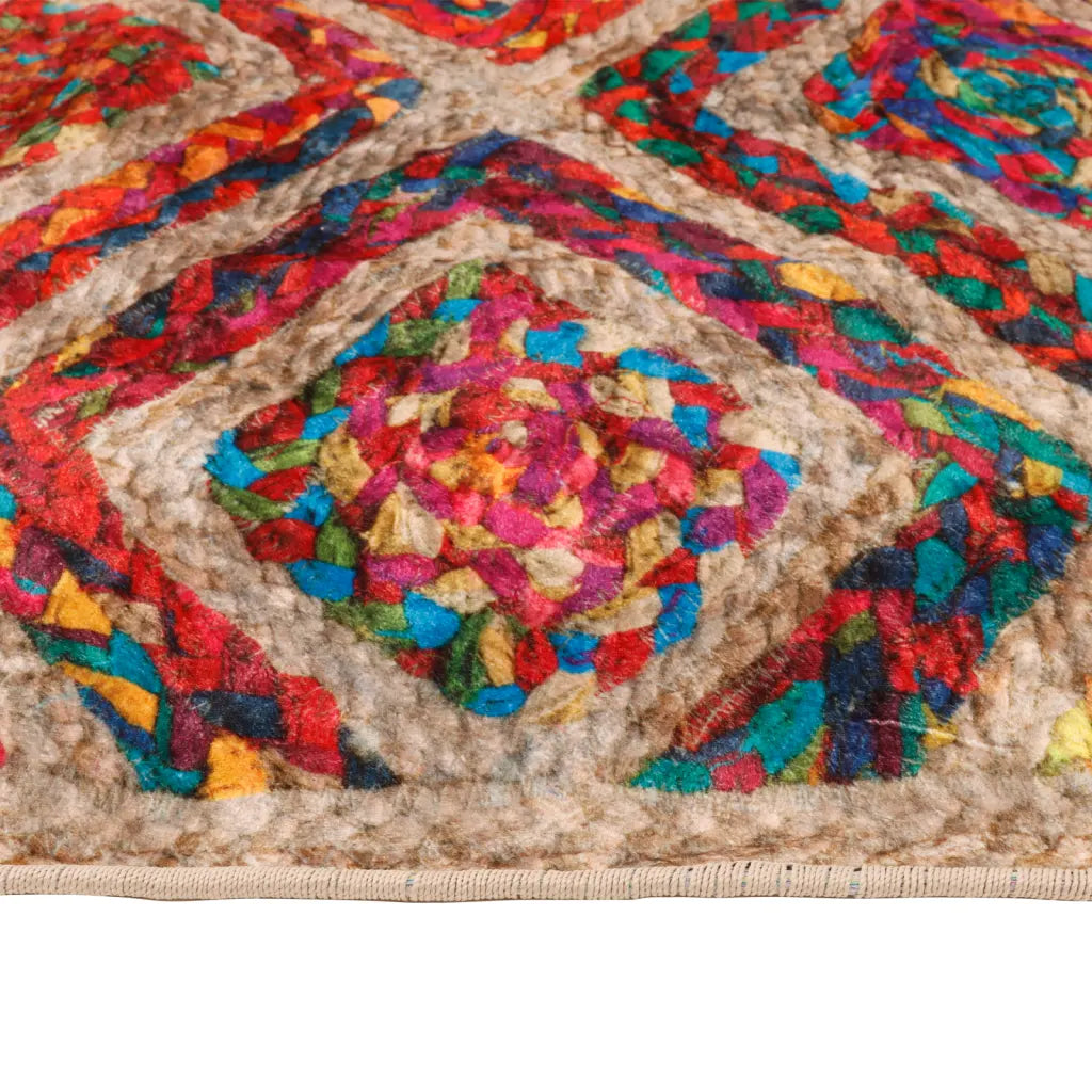 Tapete lavável 120x180 cm multicor