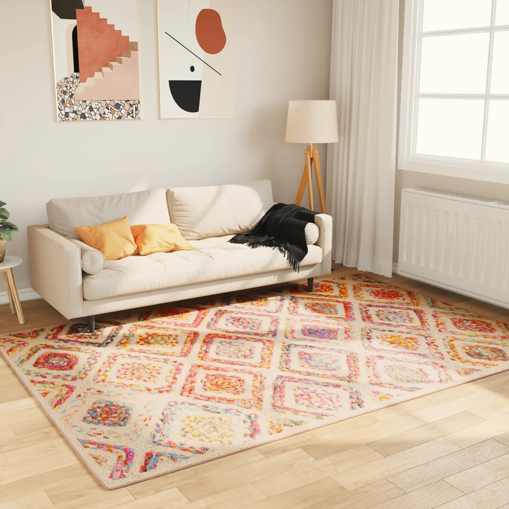 Tapete lavável 160x230 cm multicor