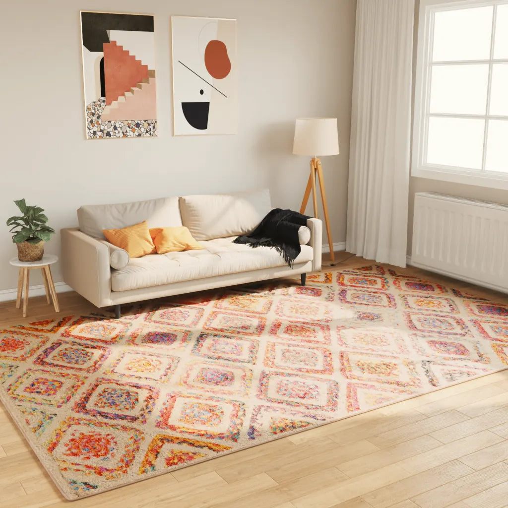 Tapete lavável 190x300 cm multicor